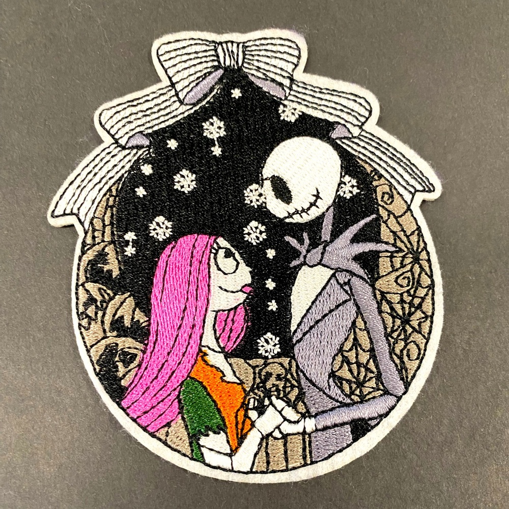 Disney Parks - Jack and Sally - Embroidered Patch